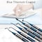 A2Z Scilab 6 Pcs Hollow Handle Blue Titanium Dental Composite Placement Stainless Steel Tools A2Z-ZR931 - alternate 7